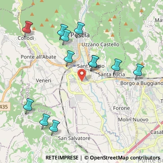 Mappa Via Francesca Vecchia, 51017 Pescia PT, Italia (2.37417)