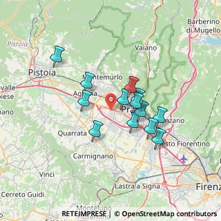 Mappa Via di Vergaio, 59100 Prato PO, Italia (5.65769)