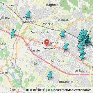 Mappa Via di Vergaio, 59100 Prato PO, Italia (3.244)