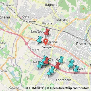Mappa Via di Vergaio, 59100 Prato PO, Italia (2.38375)