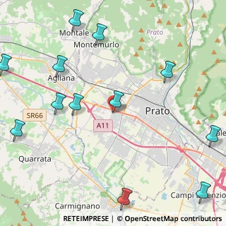 Mappa Via di Vergaio, 59100 Prato PO, Italia (6.055)