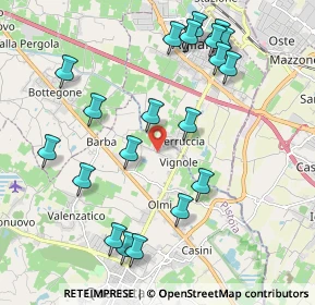 Mappa Via Don Orazio Ceccarelli, 51039 Barba PT, Italia (2.2865)