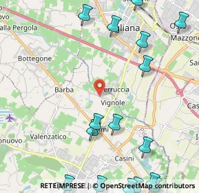 Mappa Via Don Orazio Ceccarelli, 51039 Barba PT, Italia (3.4005)