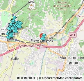 Mappa Viale Matteotti, 51018 Pieve A Nievole PT, Italia (1.449)