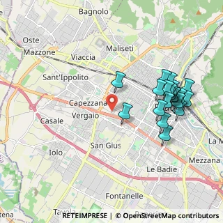 Mappa Via Arezzo, 59100 Prato PO, Italia (2.131)