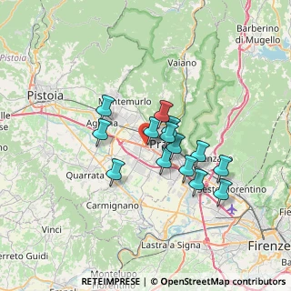 Mappa Via Arezzo, 59100 Prato PO, Italia (5.51714)
