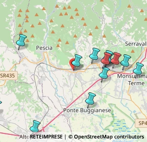 Mappa Corso Indipendenza, 51011 Buggiano PT, Italia (4.70231)