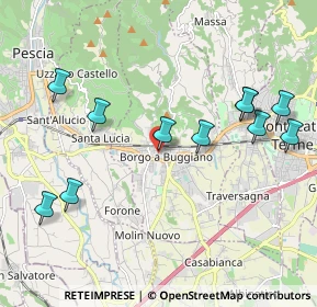Mappa Corso Indipendenza, 51011 Buggiano PT, Italia (2.26909)