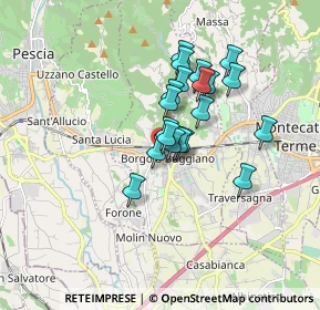 Mappa Corso Indipendenza, 51011 Buggiano PT, Italia (1.294)