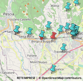 Mappa Corso Indipendenza, 51011 Buggiano PT, Italia (2.5535)