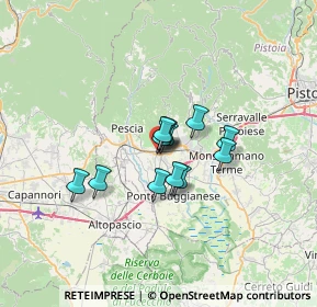 Mappa Corso Indipendenza, 51011 Buggiano PT, Italia (4.12833)