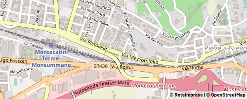 Mappa Pieve a Nievole