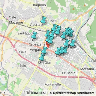 Mappa Via Lodi, 59100 Prato PO, Italia (1.3665)