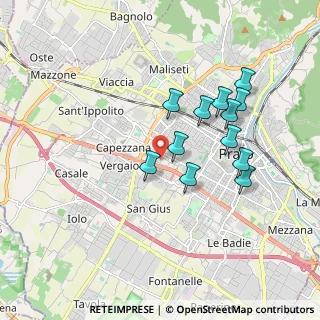 Mappa Via Lodi, 59100 Prato PO, Italia (1.68)