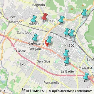 Mappa Via Lodi, 59100 Prato PO, Italia (2.40636)