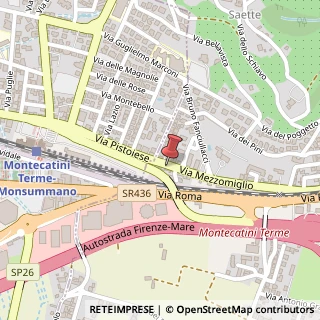 Mappa Via Mezzomiglio, 39/B, 51018 Montecatini Terme, Pistoia (Toscana)