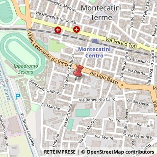 Mappa Via Marruota, 69/A, 51016 Montecatini Terme, Pistoia (Toscana)