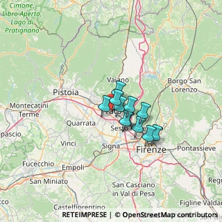 Mappa Via San Bonaventura, 59100 Prato PO, Italia (7.74273)
