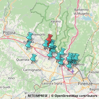 Mappa Via Dante, 59100 Prato PO, Italia (6.02667)