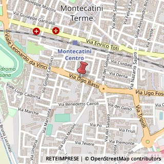 Mappa Viale bassi ugo 29, 51016 Montecatini Terme, Pistoia (Toscana)