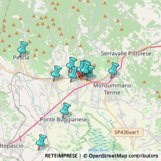 Mappa Via Ugo Bassi, 51016 Montecatini Terme PT, Italia (2.86727)