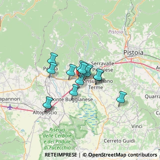 Mappa Via Ugo Bassi, 51016 Montecatini Terme PT, Italia (4.67)