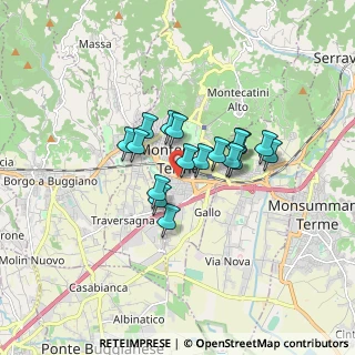 Mappa Via Ugo Bassi, 51016 Montecatini Terme PT, Italia (1.18353)
