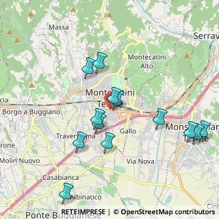 Mappa Via Ugo Bassi, 51016 Montecatini Terme PT, Italia (2.05769)