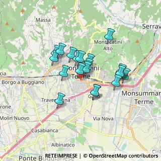Mappa Via Ugo Bassi, 51016 Montecatini Terme PT, Italia (1.3985)