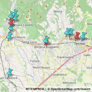 Mappa Via Martiri del 16 marzo, 51011 Buggiano PT, Italia (3.24167)