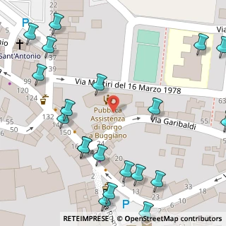 Mappa Via Martiri del 16 marzo, 51011 Buggiano PT, Italia (0.097)