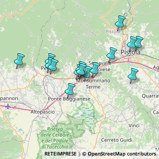 Mappa Via Cividale, 51016 Montecatini Terme PT, Italia (6.97)