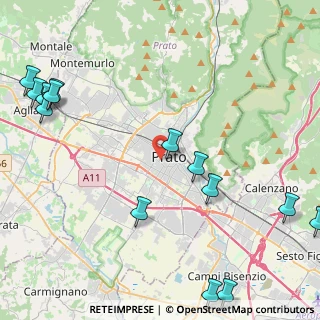 Mappa Via Camillo Benso Conte di Cavour, 59100 Prato PO, Italia (6.28786)