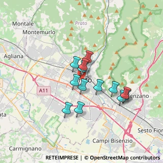 Mappa Via del Pellegrino, 59100 Prato PO, Italia (2.8)