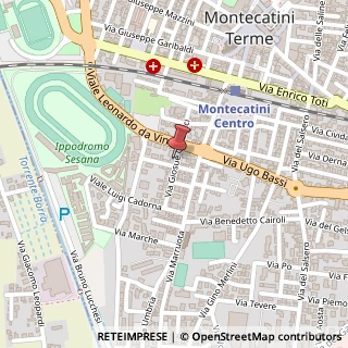 Mappa Via Petrarca, 14, 51016 Montecatini Terme, Pistoia (Toscana)