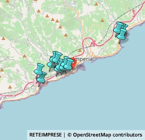 Mappa Via Giosuè Carducci, 18100 Imperia IM, Italia (3.285)