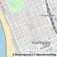 Kaart Viareggio