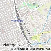 Kaart Viareggio