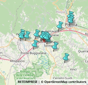 Mappa 51018 Pieve a Nievole PT, Italia (5.80063)