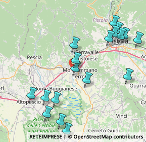 Mappa 51018 Pieve a Nievole PT, Italia (9.73778)