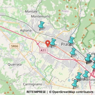 Mappa Via Antonio de Curtis, 59100 Prato PO, Italia (7.01769)