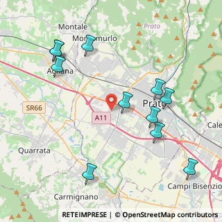 Mappa Via Antonio de Curtis, 59100 Prato PO, Italia (4.77273)