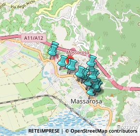 Mappa Via delle Ginestre, 55054 Massarosa LU, Italia (0.663)