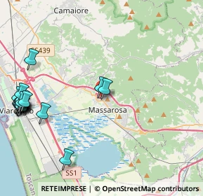 Mappa Via delle Ginestre, 55054 Massarosa LU, Italia (5.93)