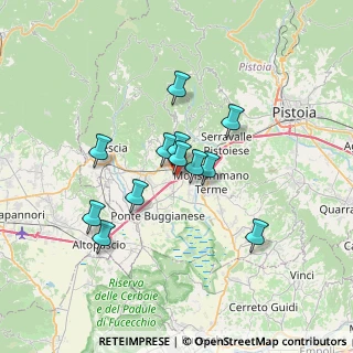 Mappa Via Po, 51016 Montecatini Terme PT, Italia (5.6025)