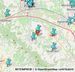 Mappa Via Pontassio, 51039 Quarrata PT, Italia (6.493)