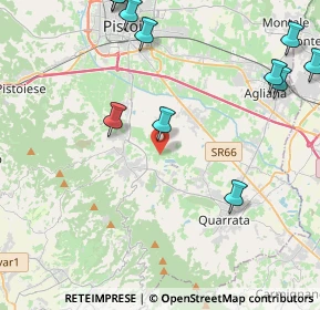 Mappa Via Pontassio, 51039 Quarrata PT, Italia (5.73909)
