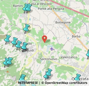Mappa Via Pontassio, 51039 Quarrata PT, Italia (3.556)