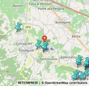 Mappa Via Pontassio, 51039 Quarrata PT, Italia (3.47867)