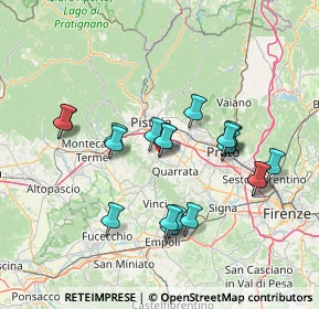 Mappa Via Pontassio, 51039 Quarrata PT, Italia (13.8145)